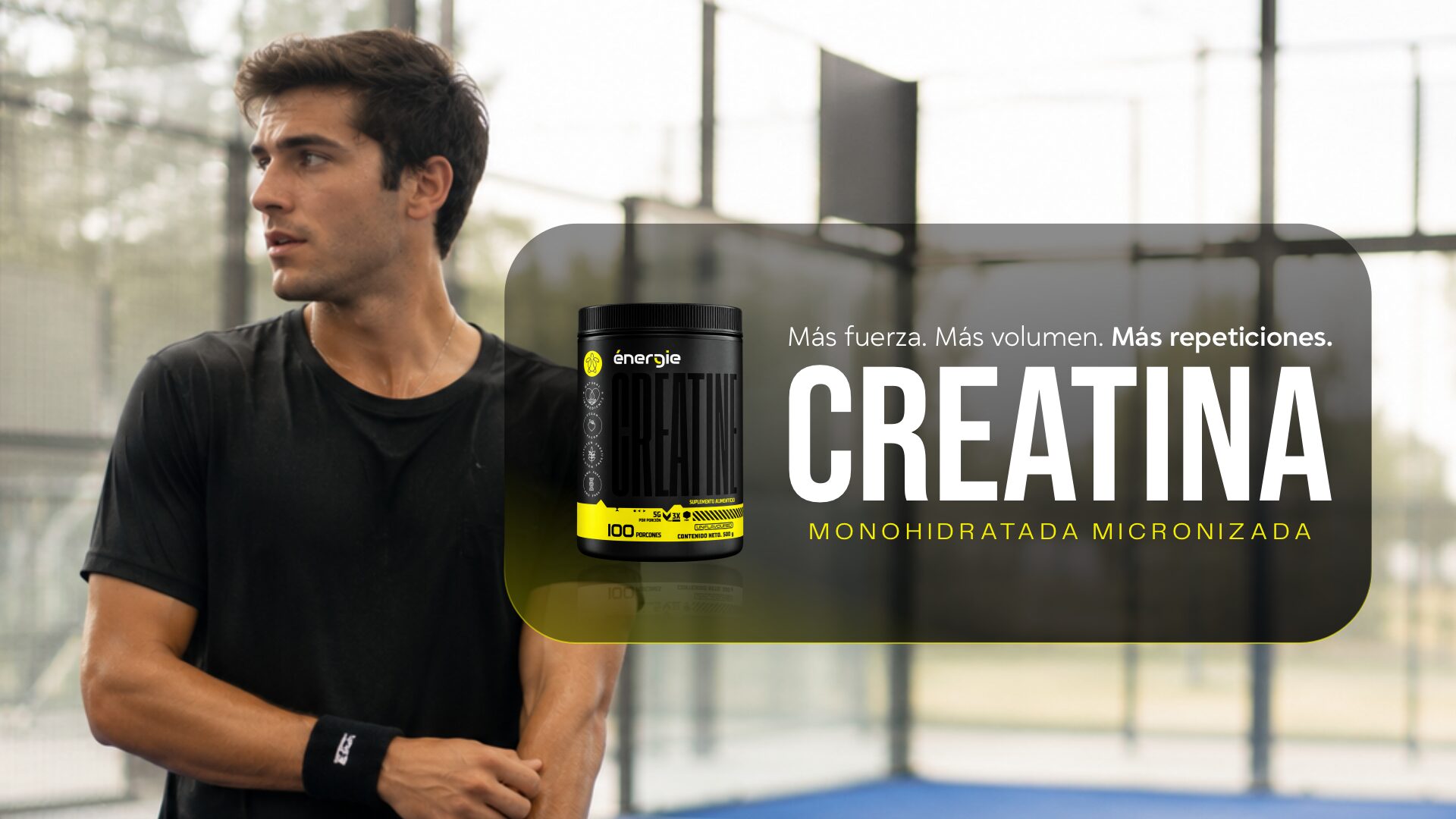 CREATINA monohidratada micronizada: más fuerza, más volumen, más repeticiones