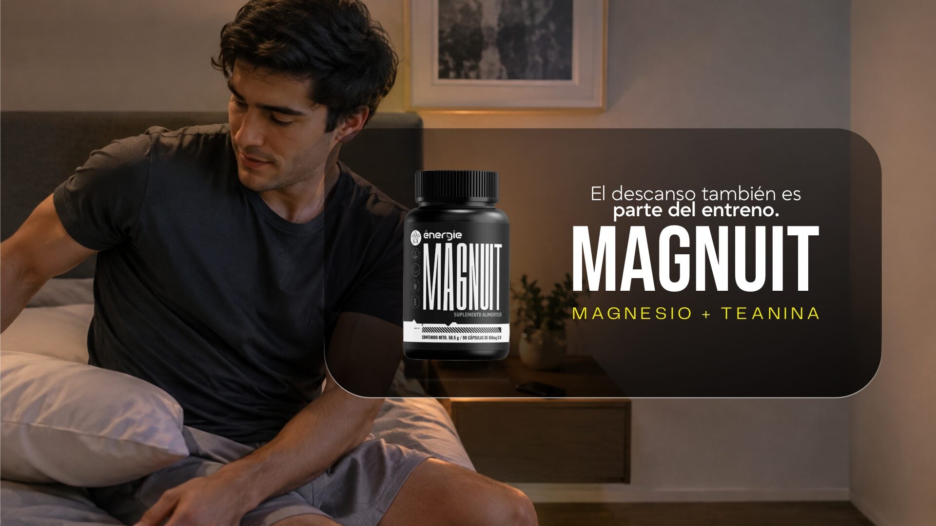 MAGNUIT magnesio con teanina: el descanso también es parte del entreno